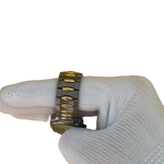 Junghans Damenuhr Titan Ref. 044/2302.4, seitliche Ansicht des Gehäuses und der Faltschließe