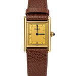 Cartier Tank Vermeil – gebrauchte Cartier Luxusuhr bei Polardials