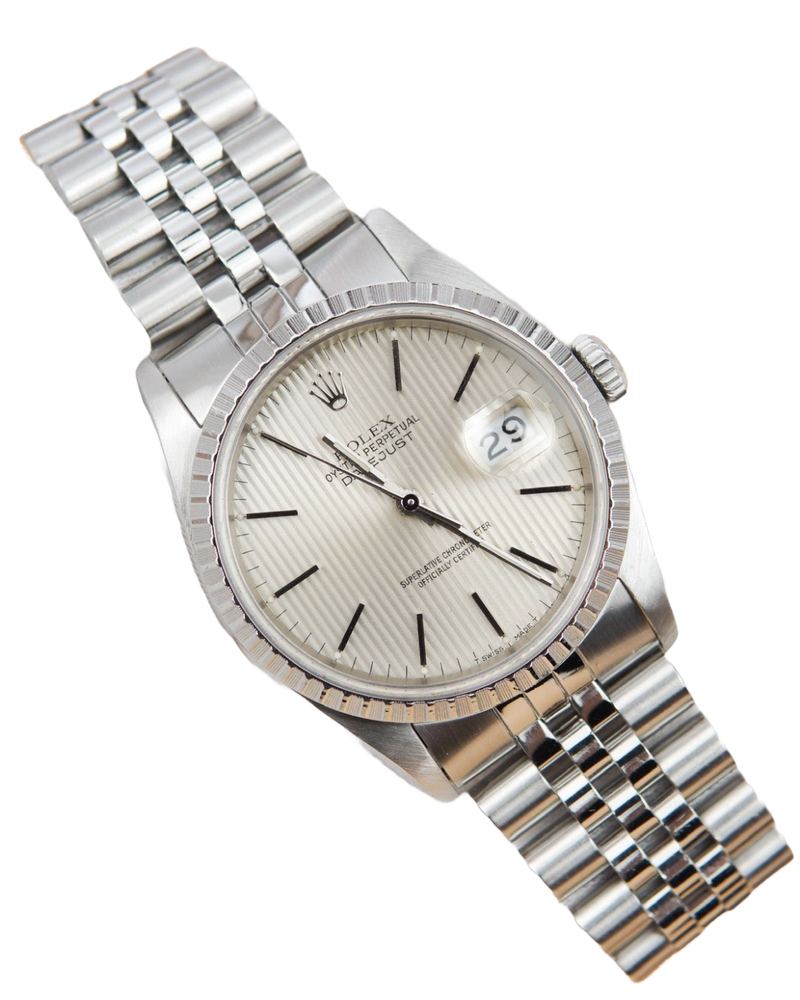 Rolex Datejust 36 Ref. 16220 Edelstahl mit Jubilee-Band – gebrauchte Rolex bei Polardials